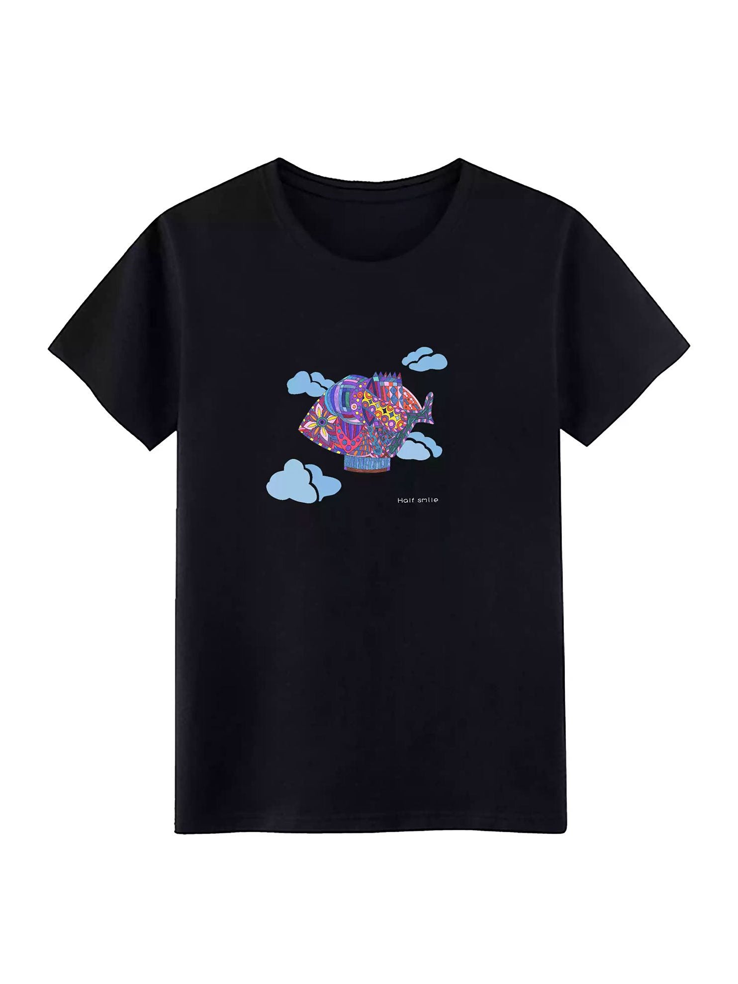 Original Autistic Art Black T-Shirt